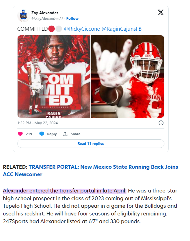 Name:  FireShot Capture 020 - SEC Lineman Commits To Louisiana Via The Transfer Portal - www.si.com.png
Views: 974
Size:  487.3 KB